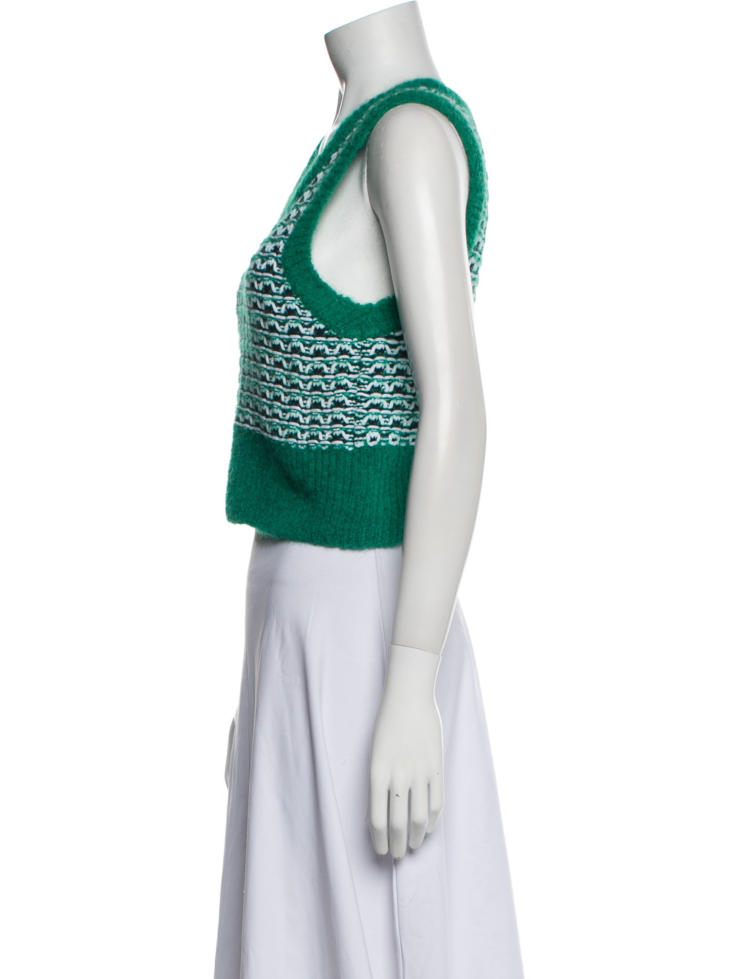 Dorothee Schumacher Patterned Scoop Neck Sweater