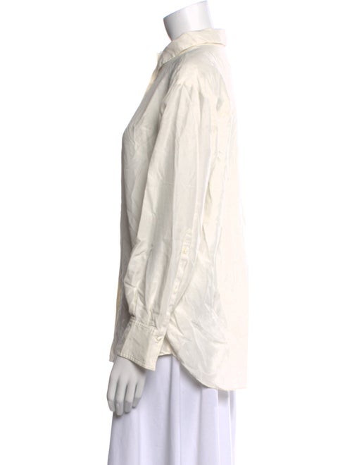 Dorothee Schumacher Silk Long Sleeve Button-Up Top