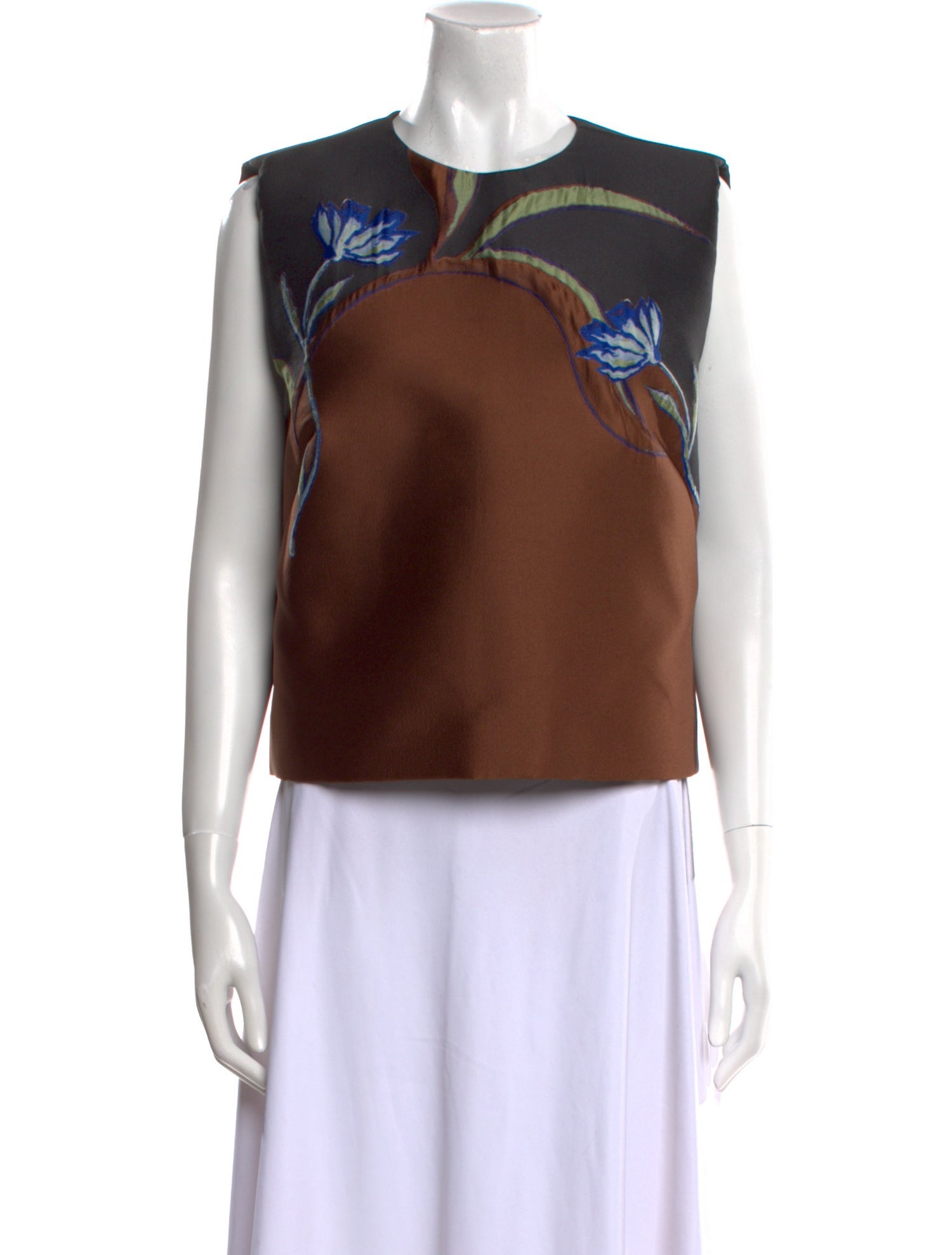 Dorothee Schumacher Graphic Print Crew Neck Top w/ Tags