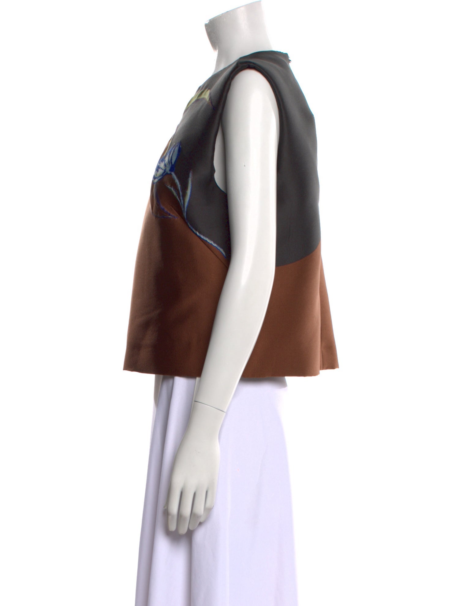 Dorothee Schumacher Graphic Print Crew Neck Top w/ Tags