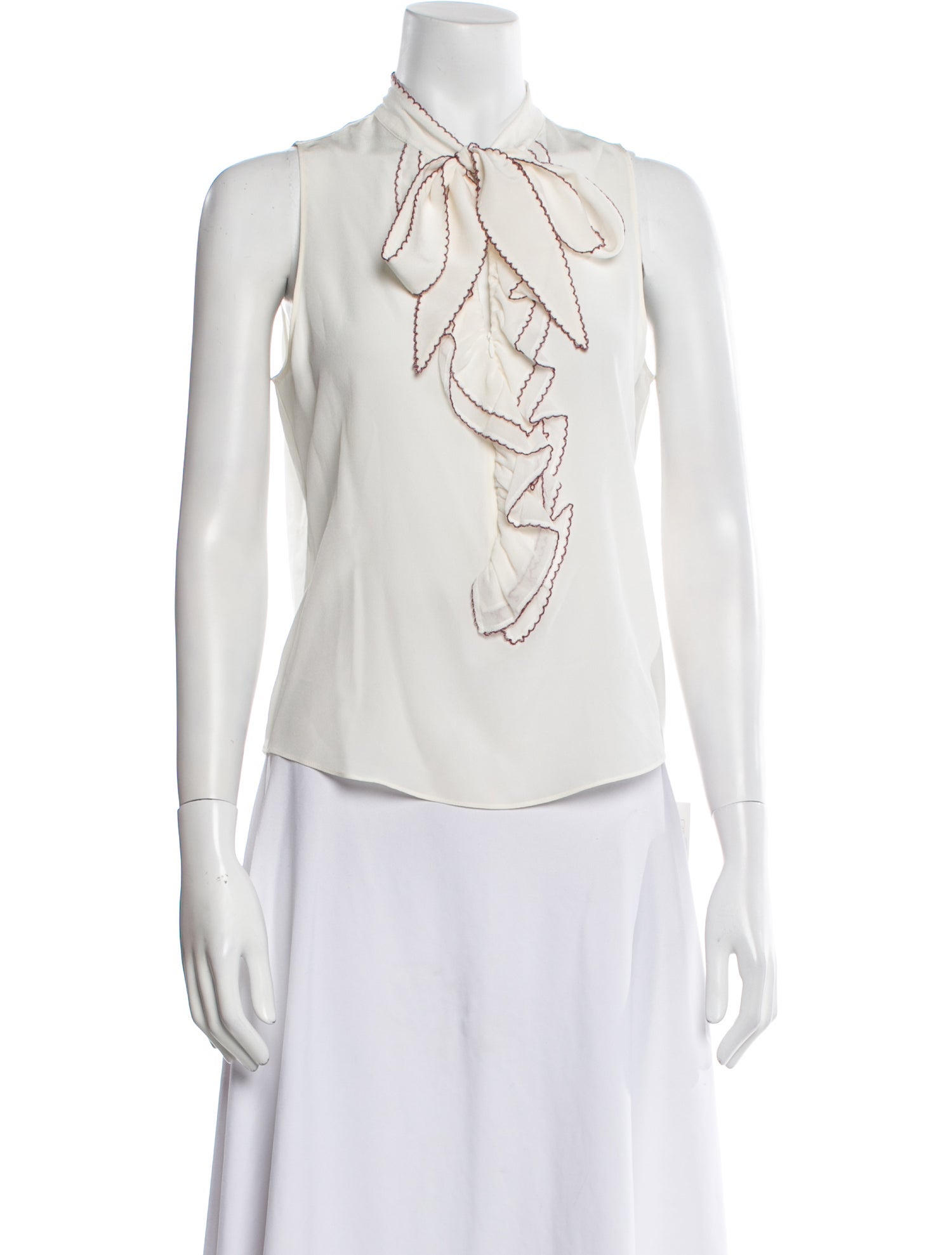 Dorothee Schumacher Tie Neck Sleeveless Top
