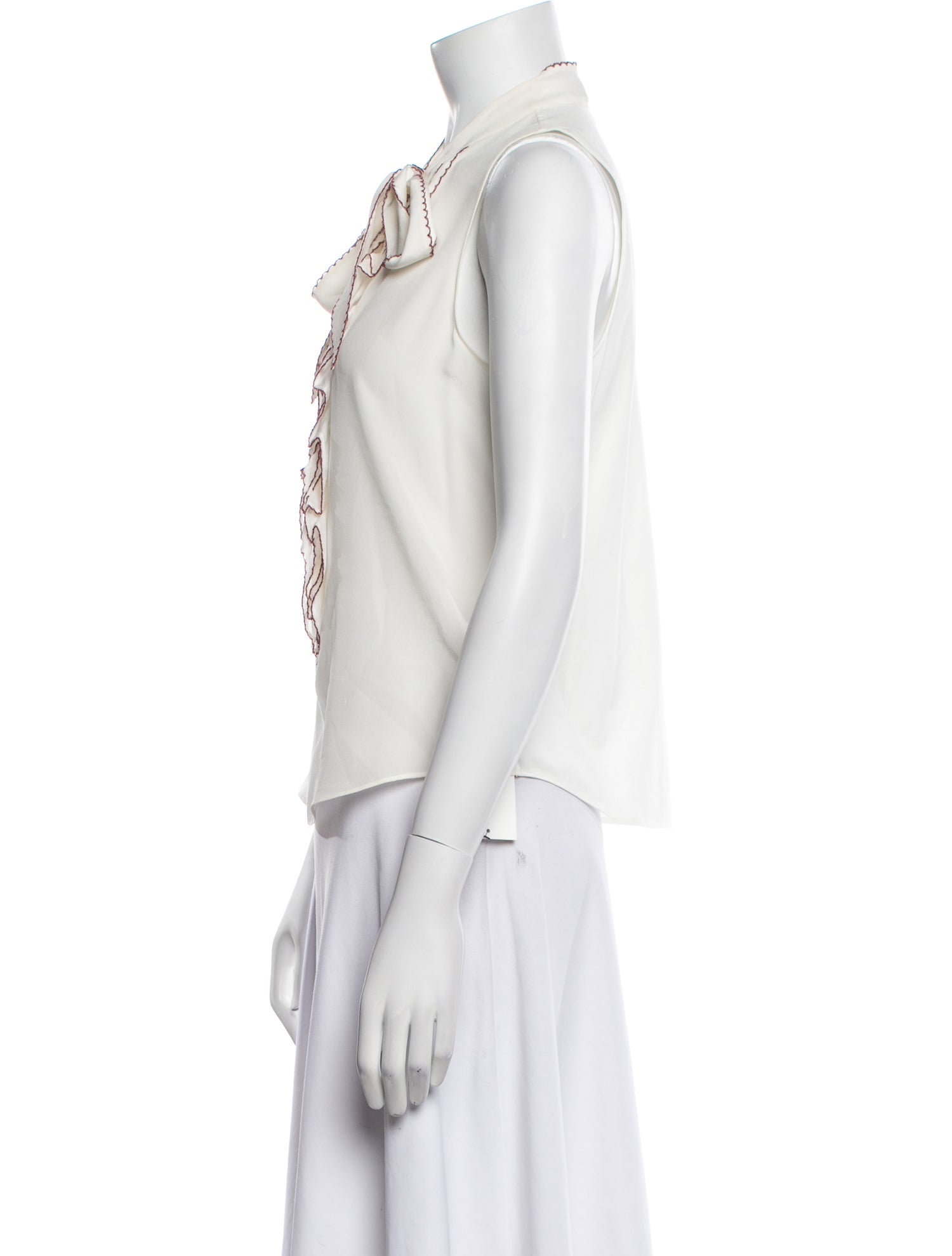 Dorothee Schumacher Tie Neck Sleeveless Top
