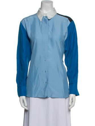 Dorothee Schumacher Long Sleeve Button-Up Top