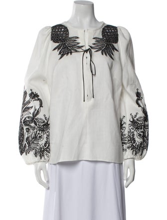 Dorothee Schumacher Linen Printed Blouse