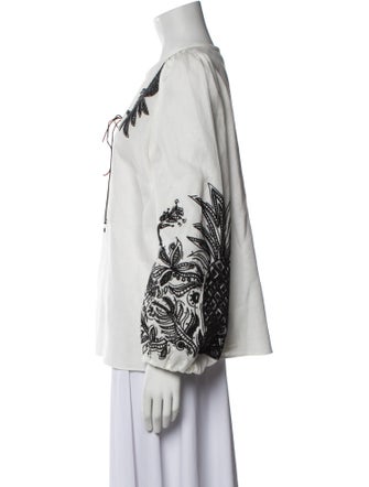 Dorothee Schumacher Linen Printed Blouse