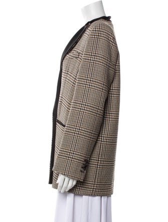 Dorothee Schumacher Virgin Wool Houndstooth Print Blazer