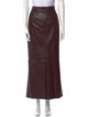Dorothee Schumacher Lamb Leather Midi Length Skirt