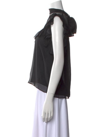 Dorothee Schumacher Silk Mock Neck Top