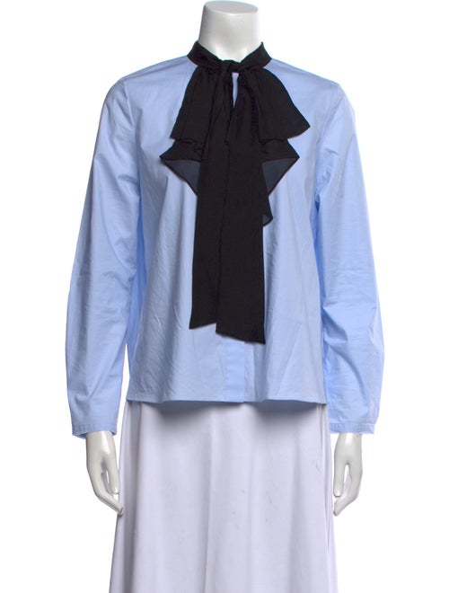 Dorothee Schumacher Mock Neck Long Sleeve Blouse