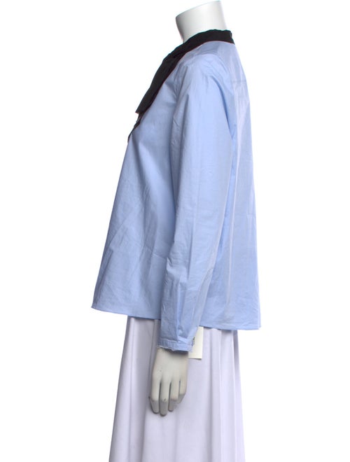 Dorothee Schumacher Mock Neck Long Sleeve Blouse