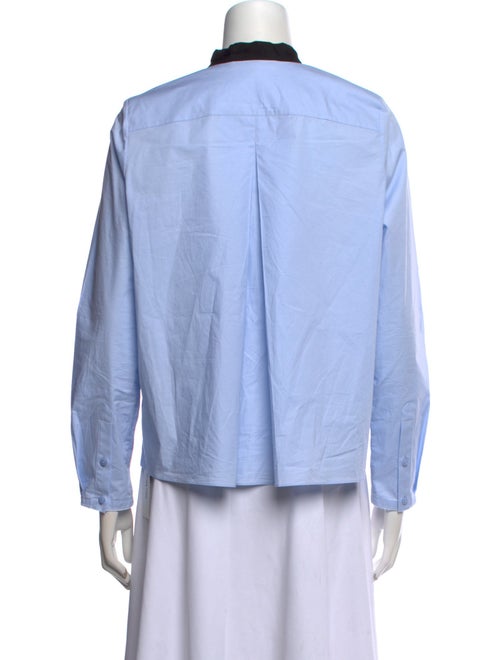 Dorothee Schumacher Mock Neck Long Sleeve Blouse