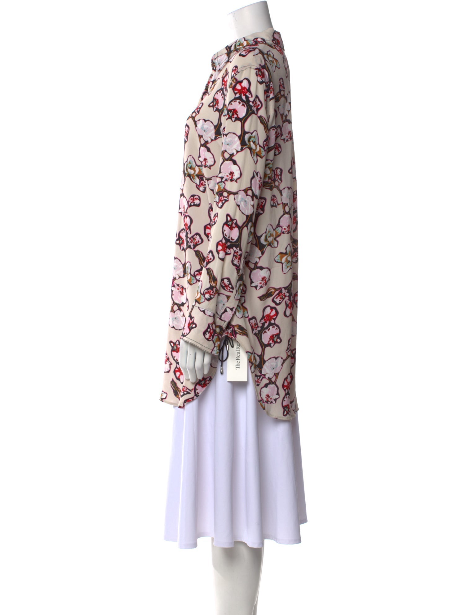 Dorothee Schumacher Floral Print Long Sleeve Tunic