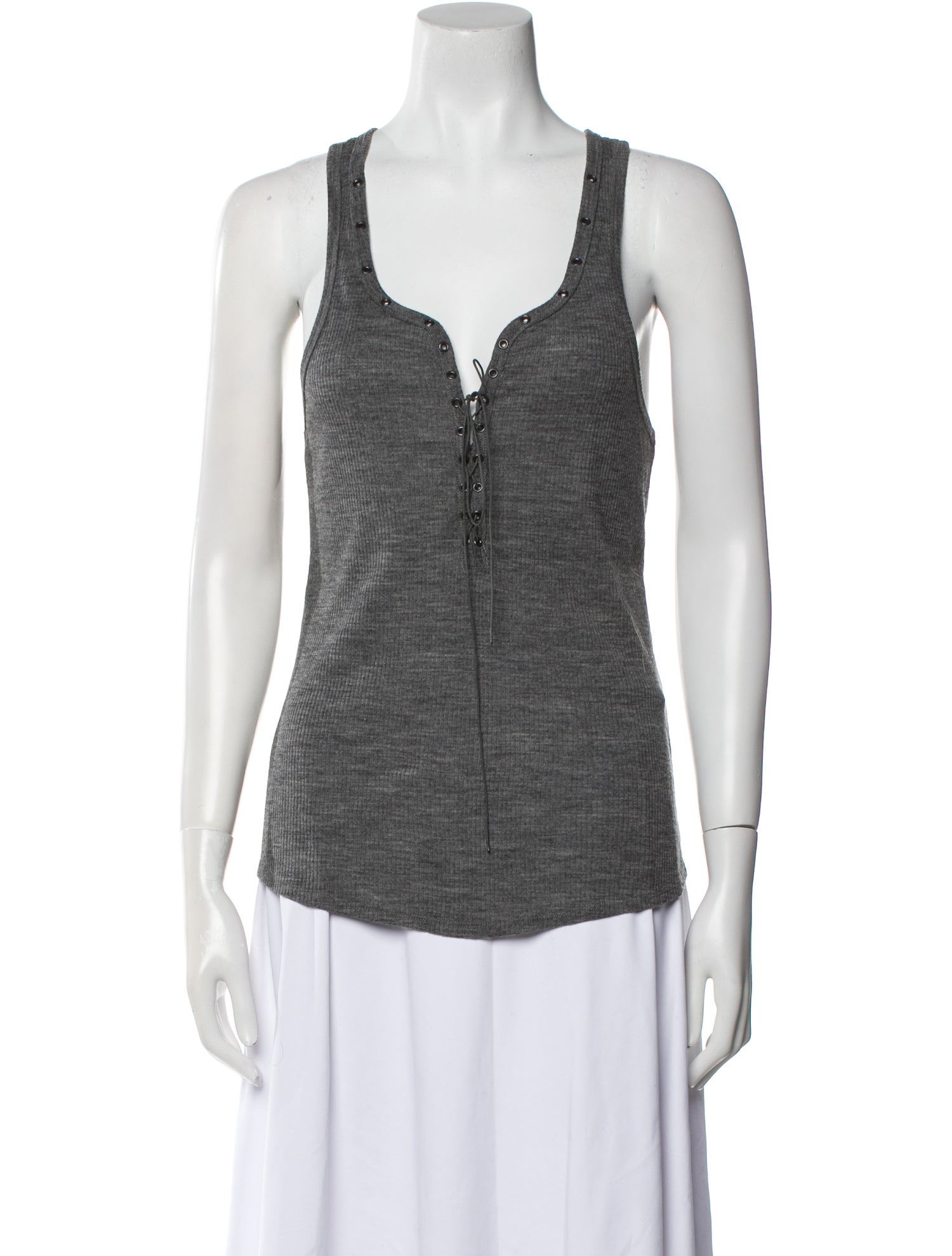 Dorothee Schumacher Virgin Wool Square Neckline Top