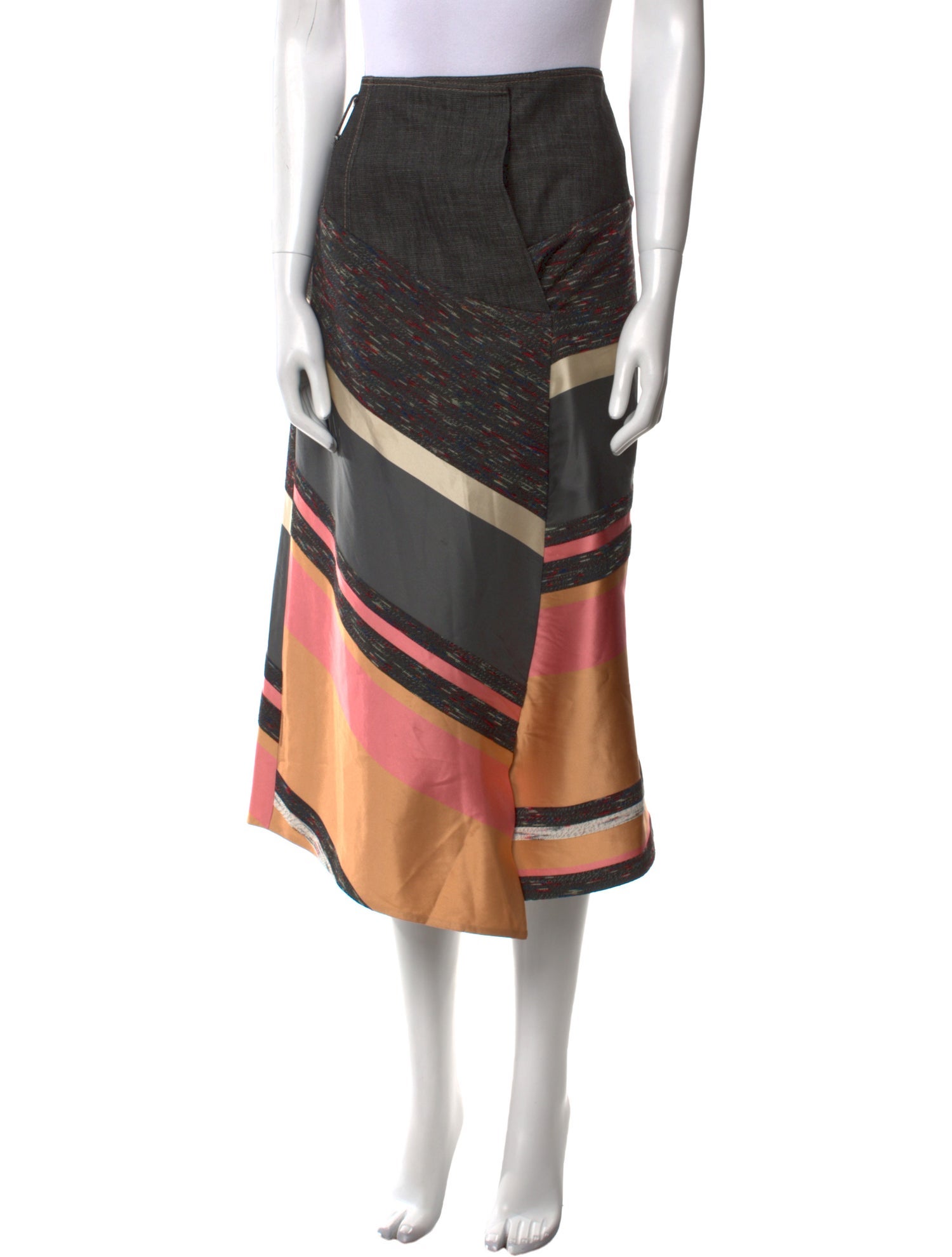 Dorothee Schumacher Striped Midi Length Skirt