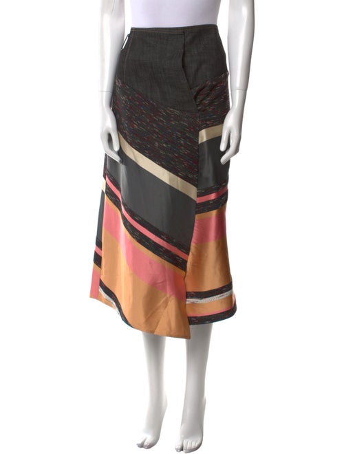 Dorothee Schumacher Striped Midi Length Skirt