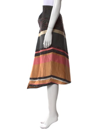 Dorothee Schumacher Striped Midi Length Skirt