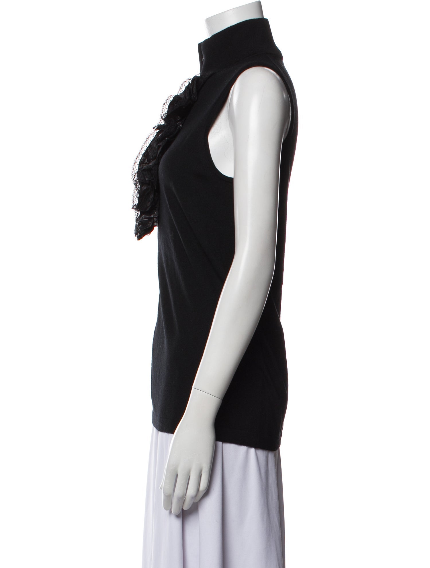 Dorothee Schumacher Virgin Wool Mock Neck Top