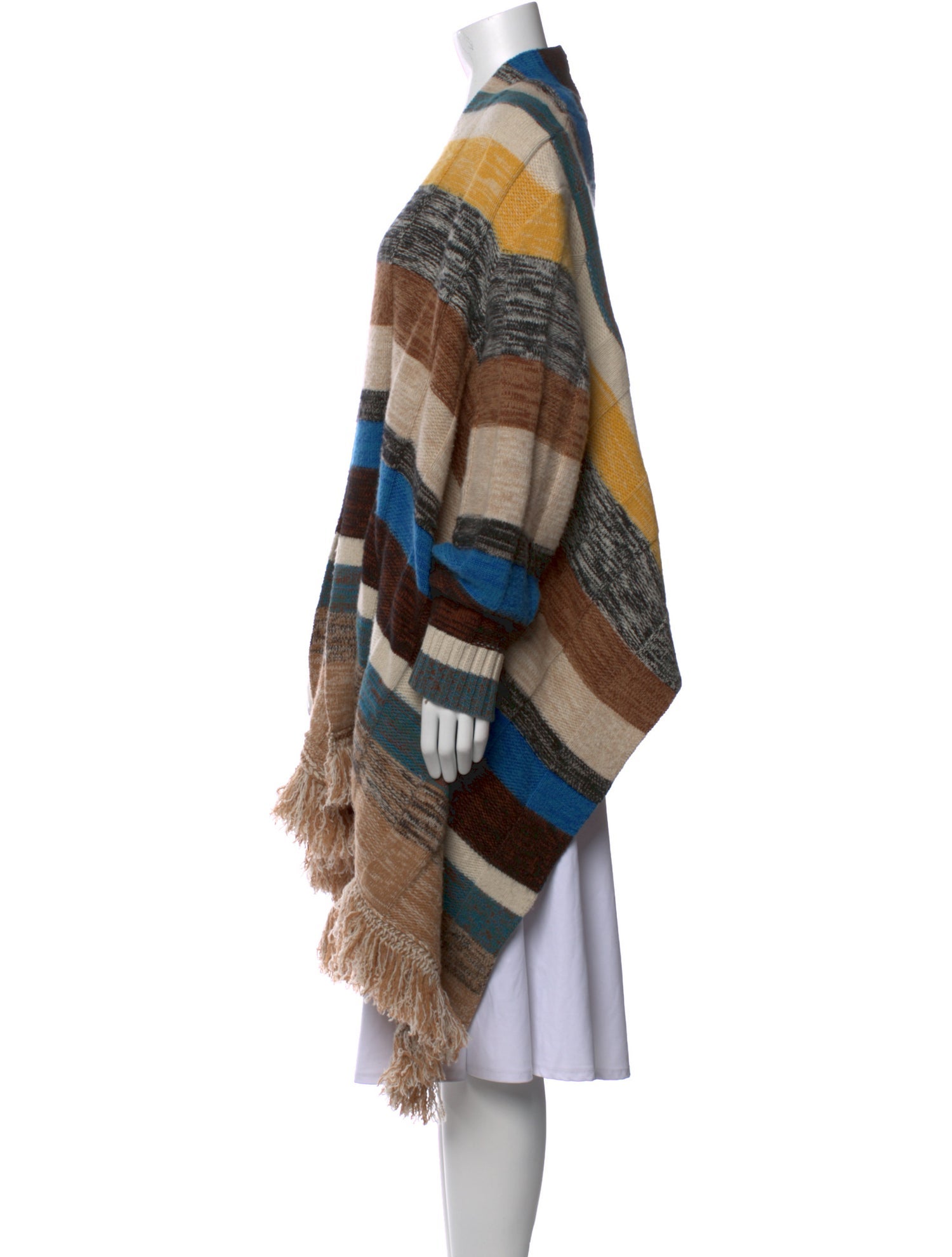 Dorothee Schumacher Striped Open Front Sweater