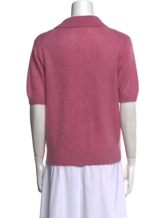 Dorothee Schumacher Virgin Wool V-Neck Polo