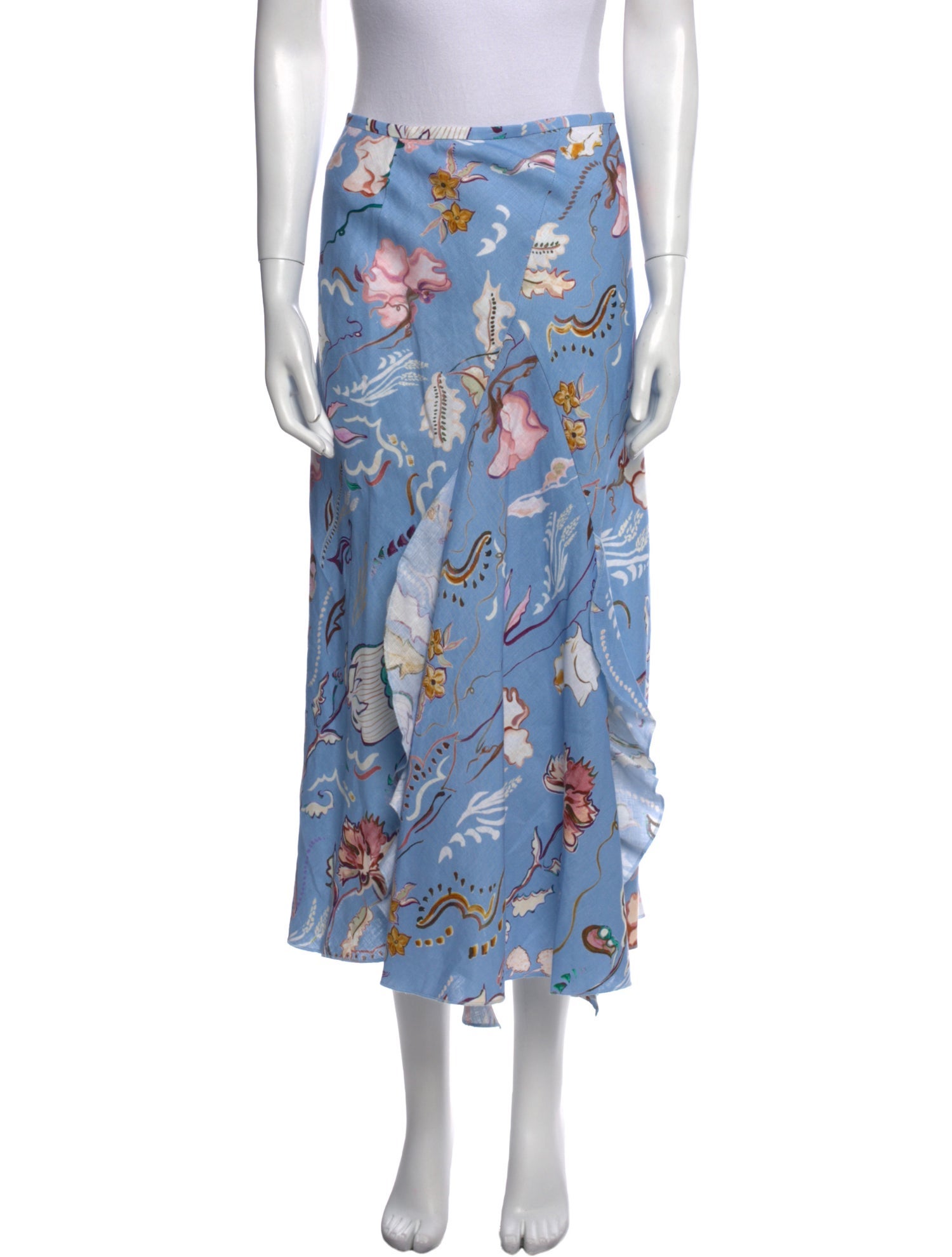 Dorothee Schumacher Linen Midi Length Skirt w/ Tags