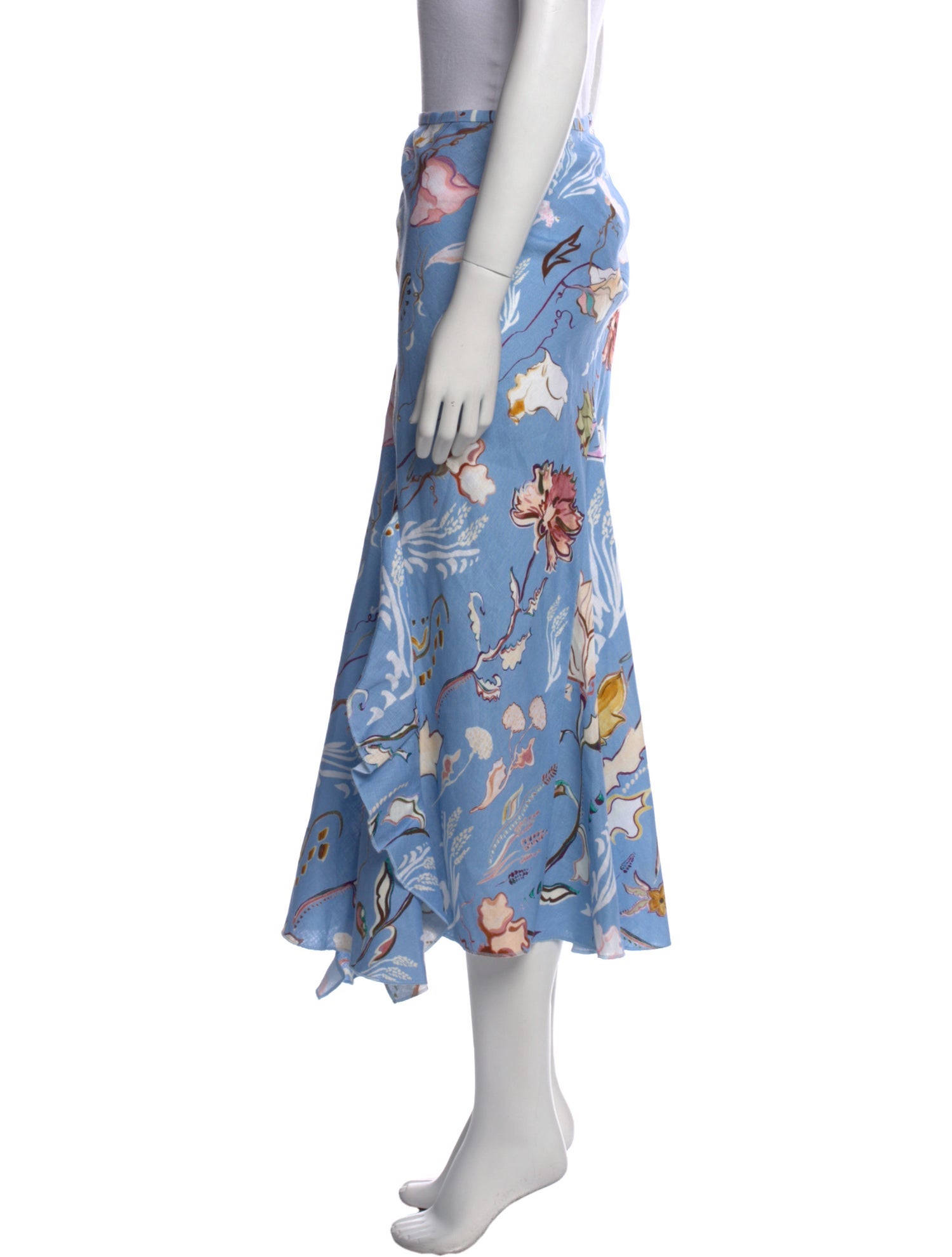 Dorothee Schumacher Linen Midi Length Skirt w/ Tags