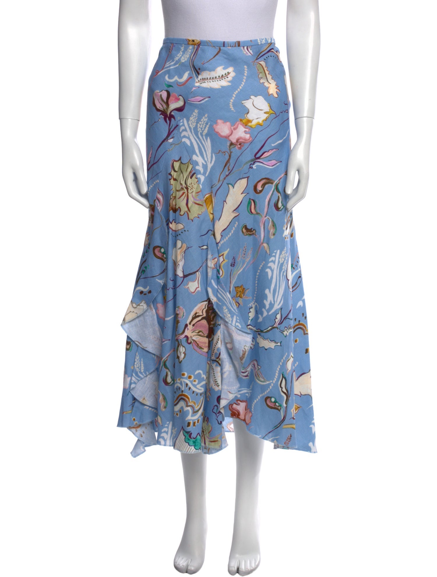 Dorothee Schumacher Linen Midi Length Skirt w/ Tags