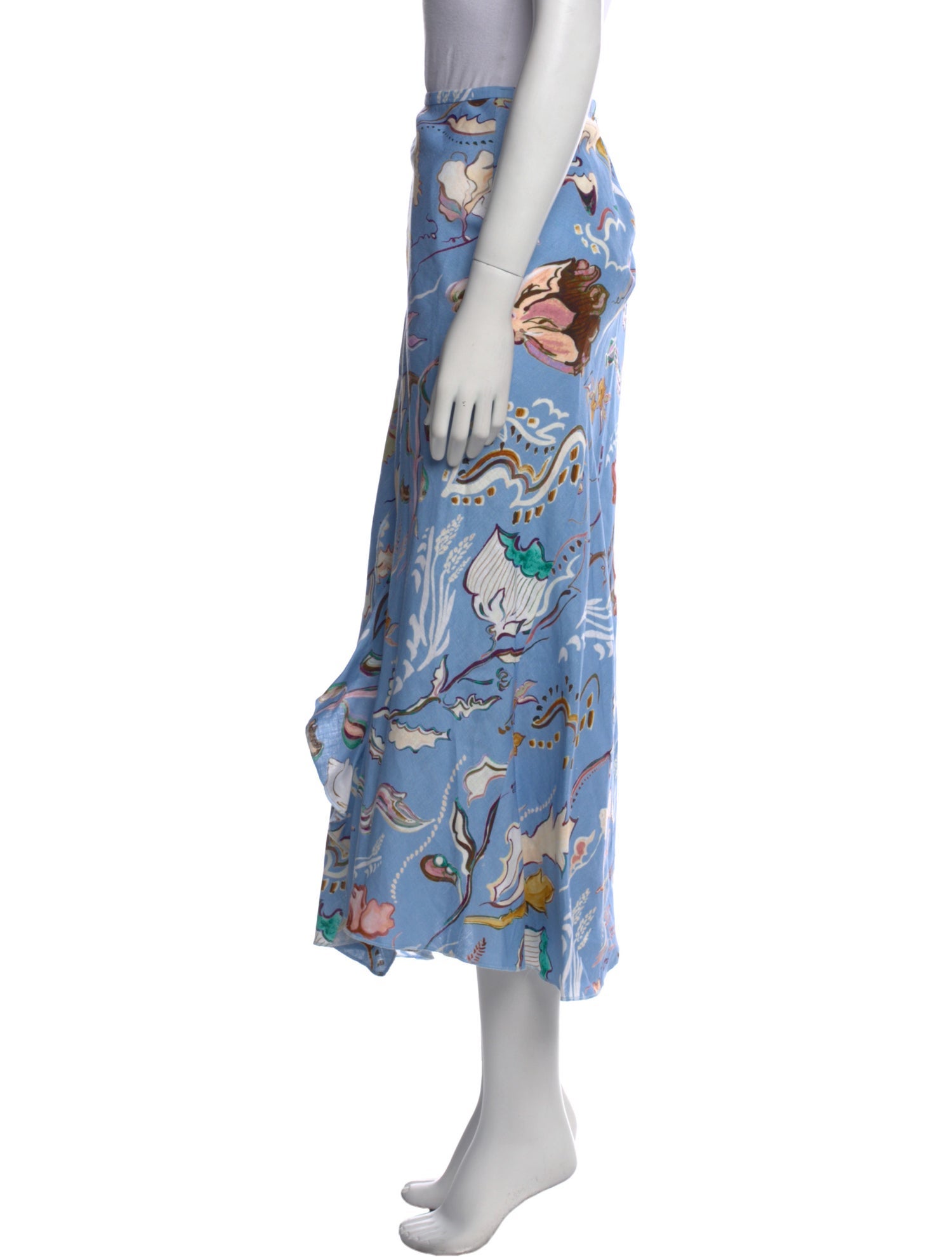 Dorothee Schumacher Linen Midi Length Skirt w/ Tags