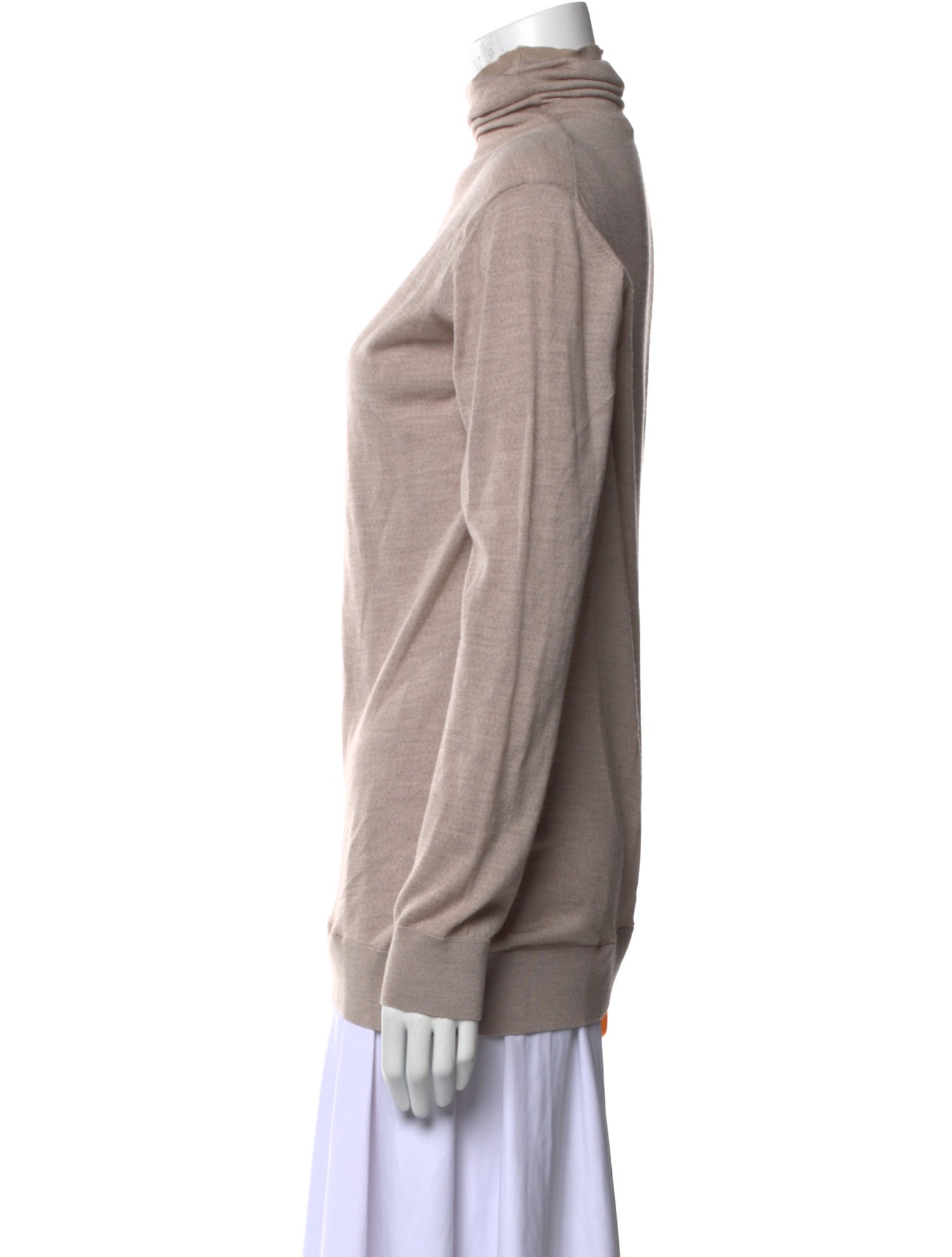 Dorothee Schumacher Colorblock Pattern Turtleneck Sweatshirt