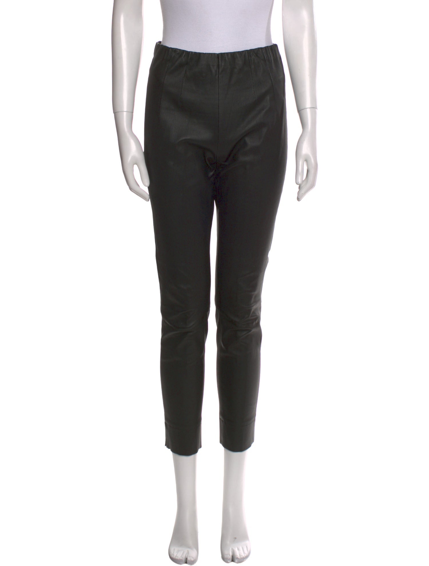 Dorothee Schumacher Lamb Leather Skinny Leg Pants