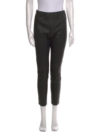 Dorothee Schumacher Lamb Leather Skinny Leg Pants