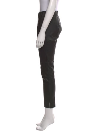 Dorothee Schumacher Lamb Leather Skinny Leg Pants