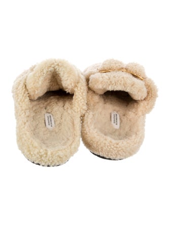 Dorothee Schumacher Shearling Studded Accents Mules