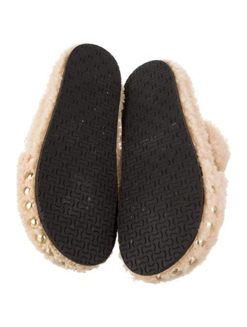 Dorothee Schumacher Shearling Studded Accents Mules