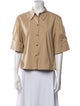 Dorothee Schumacher Three-Quarter Sleeve Button-Up Top