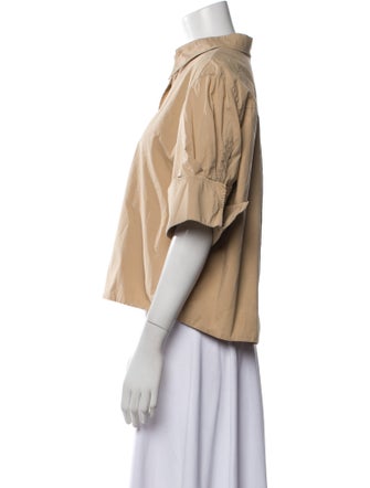 Dorothee Schumacher Three-Quarter Sleeve Button-Up Top