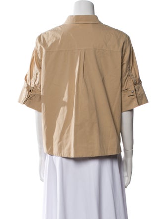 Dorothee Schumacher Three-Quarter Sleeve Button-Up Top