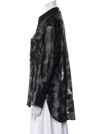 Dorothee Schumacher Silk Printed Button-Up Top