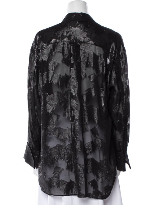 Dorothee Schumacher Silk Printed Button-Up Top