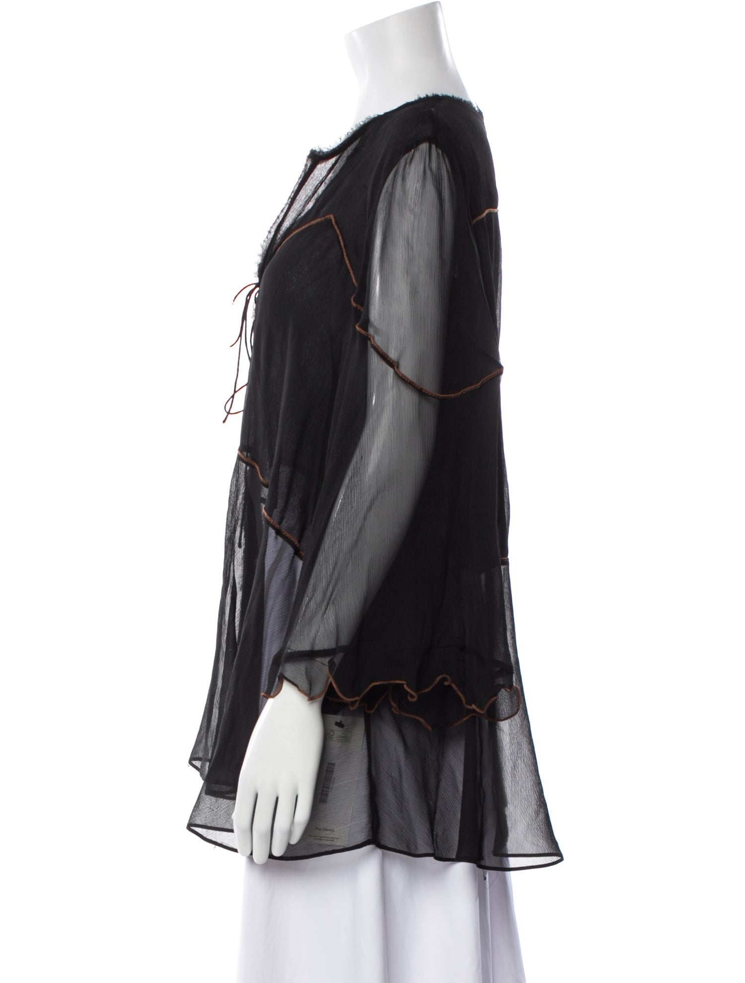 Dorothee Schumacher Silk V-Neck Blouse