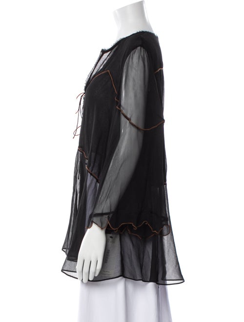 Dorothee Schumacher Silk V-Neck Blouse