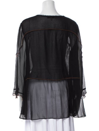 Dorothee Schumacher Silk V-Neck Blouse