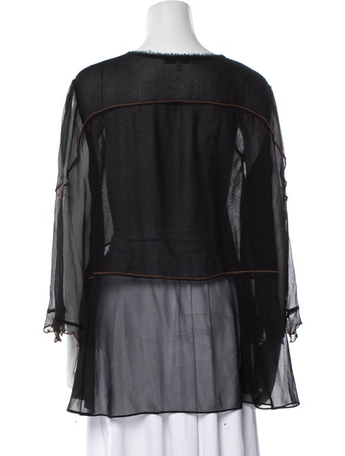 Dorothee Schumacher Silk V-Neck Blouse