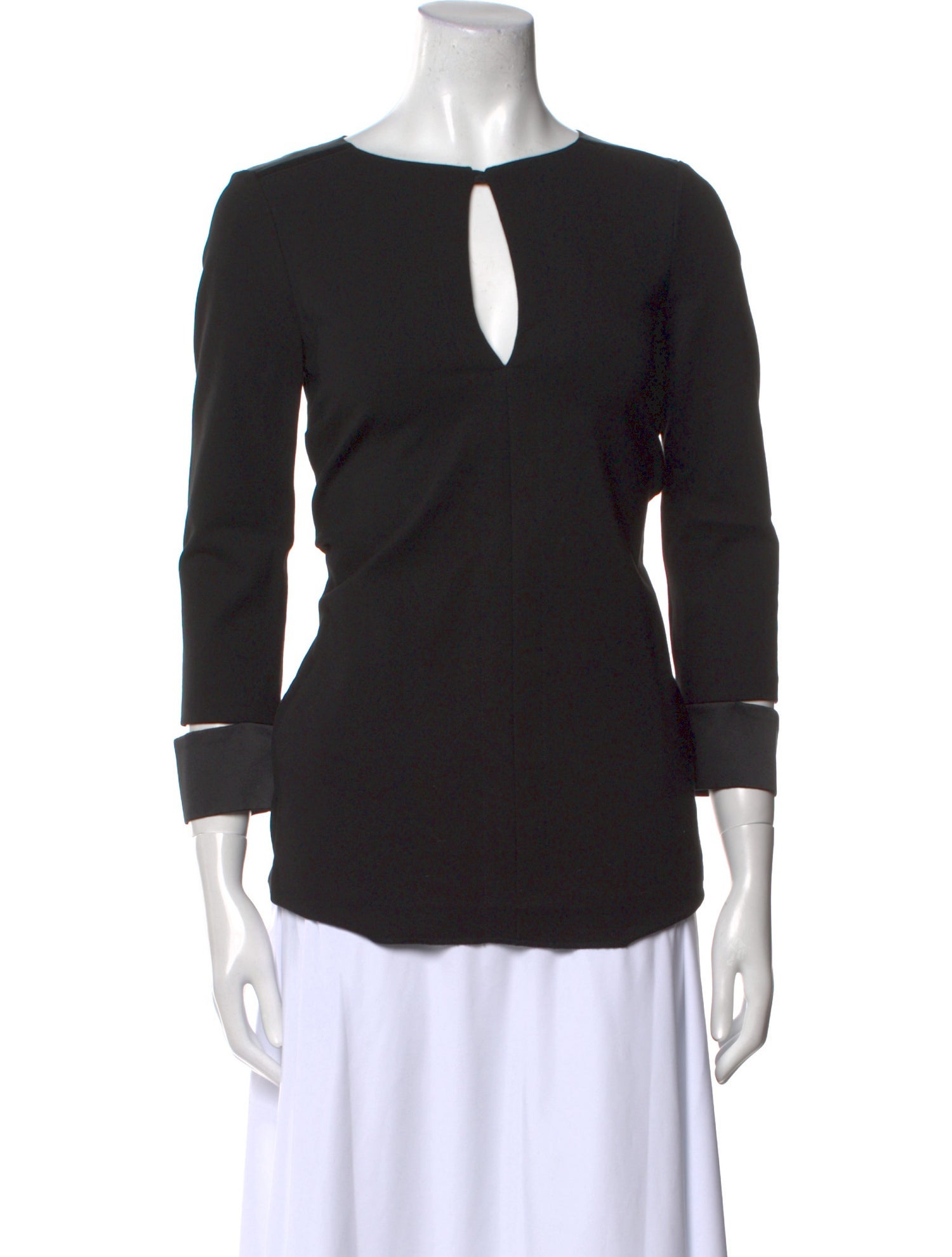 Dorothee Schumacher V-Neck Three-Quarter Sleeve Top