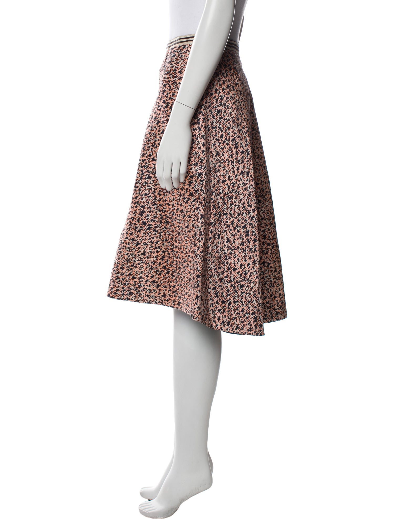 Dorothee Schumacher Animal Print Knee-Length Skirt