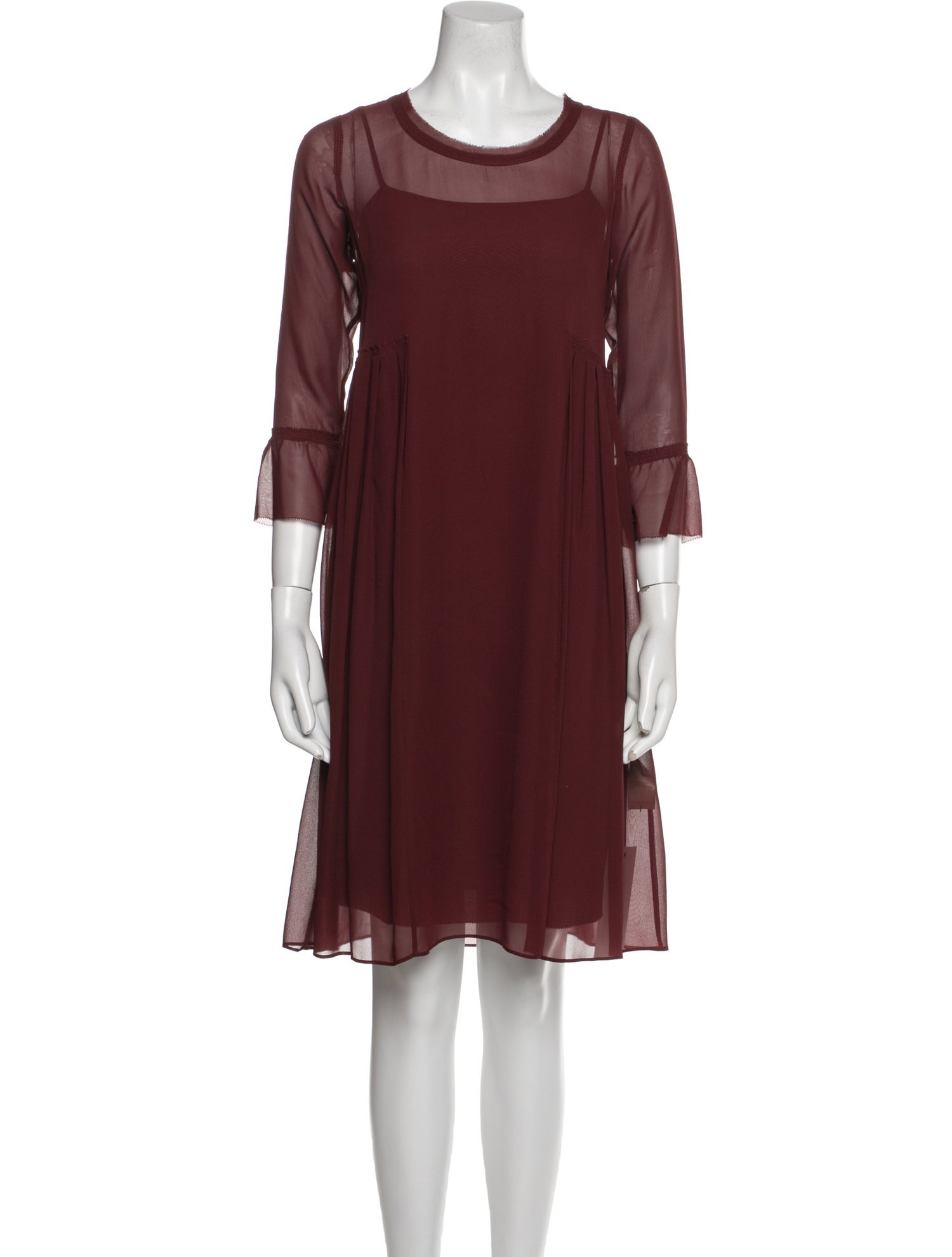 Dorothee Schumacher Silk Knee-Length Dress