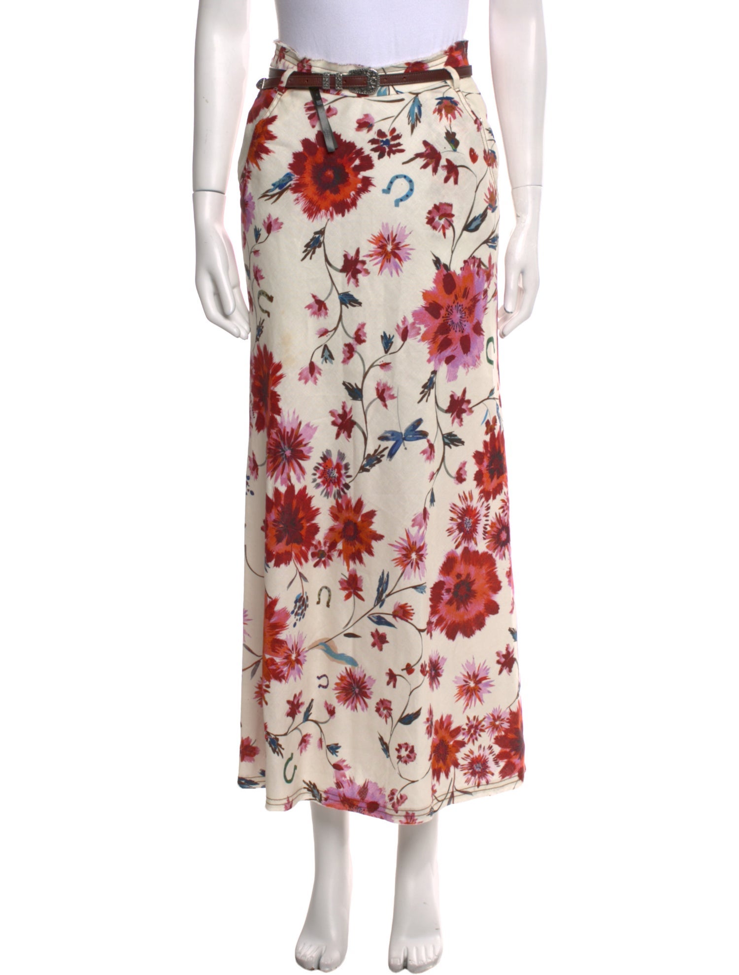 Dorothee Schumacher Linen Midi Length Skirt