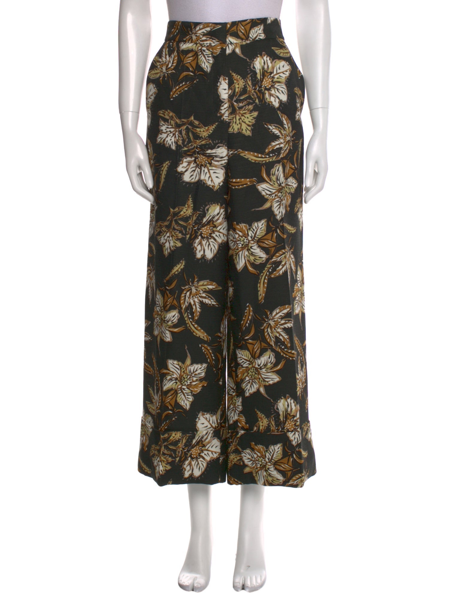 Dorothee Schumacher Floral Print Wide Leg Pants