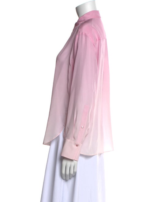 Dorothee Schumacher Silk Long Sleeve Button-Up Top