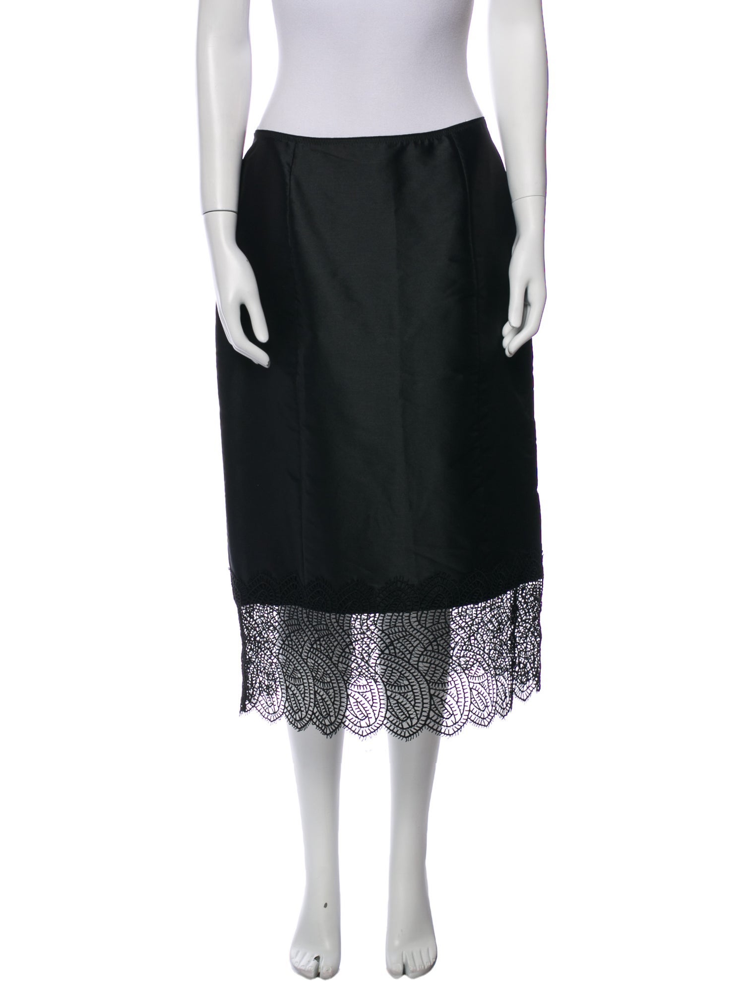 Dorothee Schumacher Lace Trim Embellishment Knee-Length Skirt w/ Tags