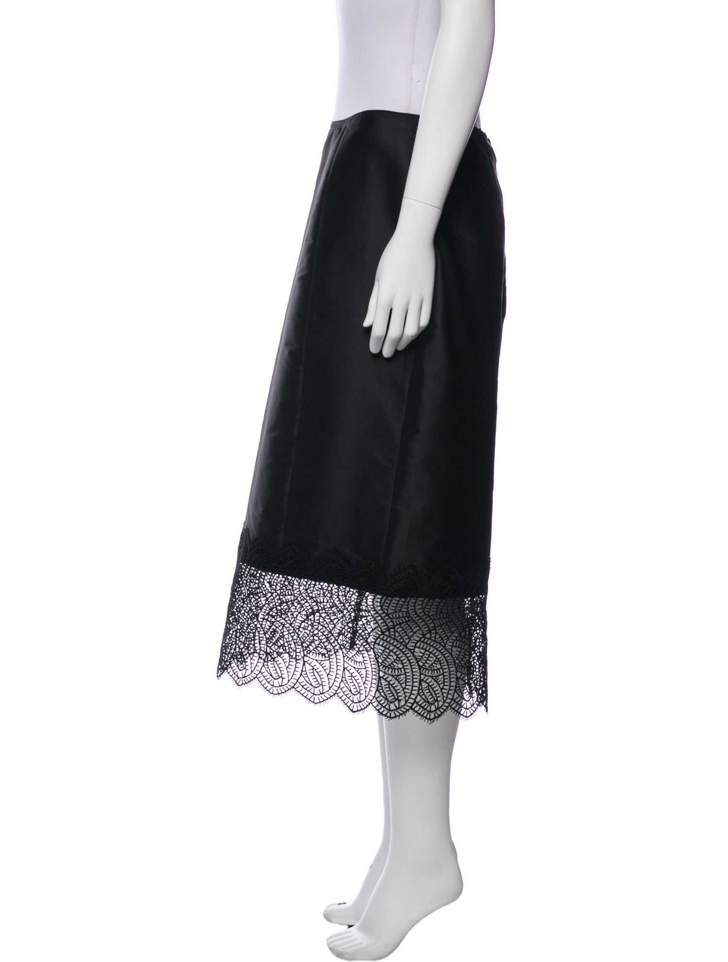 Dorothee Schumacher Lace Trim Embellishment Knee-Length Skirt w/ Tags